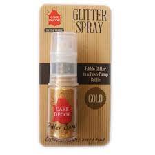 Cake Decor Gold Glitter Spray Wilko