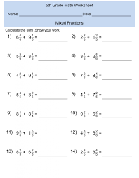 Fifth Grade Math Worksheets Addition To Decimals In 2020 Math Fractions Worksheets Free Printable Math Worksheets Grade 5 Math Worksheets