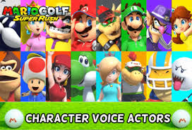 Mario golf is a sports video game series developed by camelot software planning and published by nintendo. Cast And List Of Voice Actors Mario Golf Super Rush Switch Game8