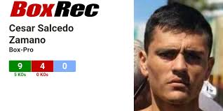 BoxRec: Cesar Salcedo Zamano