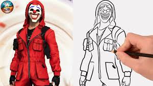 There are various attributes such as fire, water, wind, and lightning. Free Fire Drawing Top Criminal Bundle Red Criminal How To Draw Gambar Free Fire Youtube