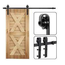 Maybe you would like to learn more about one of these? Zenstyle Sliding Barn Door Hardware Kit 6 6 Ft Wood Modern Closet Hang Style Track Rail Room Decor Black Walmart Com Walmart Com