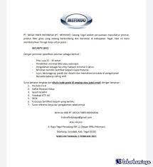 Selain loker email terbaru jabodetabek blog ini memberikan informasi lowongan kerja via website / online beserta cara melamar kerjanya. Lowongan Kerja Pt Mega Fiber Indonesia Januari 2021