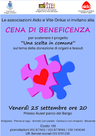 Di seguito la risposta corretta a associazione italiana donatori di organi sigla cruciverba, se hai bisogno di ulteriore aiuto per completare il tuo cruciverba continua la navigazione e. Donazione Degli Organi Una Cena Di Beneficenza Comune Di Poggio A Caiano
