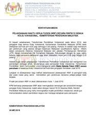 Kementerian pendidikan malaysia, blok e8, kompleks e, pusat pentadbiran kerajaan persekutuan, 62604 w.p. Kpm ×'×˜×•×•×™×˜×¨ Kenyataan Media Rasmi Kementerian Pendidikan Malaysia Kpm Berkaitan Waktu Bekerja Fleksi Wbf Di Semua Kolej Vokasional Chedetofficial Drwanazizah Maszlee Teonieching Mohdgazaliabas Ismailbakar60 Https T Co Nz0lyuudgn