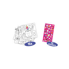 Clip arts related to : Set Pictura Si Desen Ses Creative Carte De Colorat Unicorn 40 Abtibilde Emag Ro