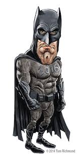 Batman Caricaturas De Tom Richmond Animated Cartoon Characters Funny Caricatures Cartoon Art