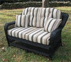 Loveseat Cushion Set Wicker Style Wicker Loveseat Love Seat Patio Furniture Replacement Cushions