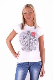 Women Ladies T Shirt Polska Poland Euro 2016 France Football Supporters Frauen T Shirts Frau