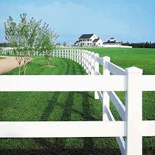 Set the posts at the same interval as the ends of the pvc fence sections. Pvc Horse Fencing Ramm Horse Fencing Stalls