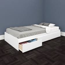 nexera blvd white twin platform bed with storage lowes com yatak odasi ic mekan yatak odasi yatak