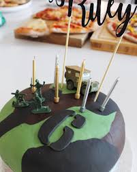 Choose from our many flavors & decorative options. An Army Themed 6th Birthday Just A Little Build