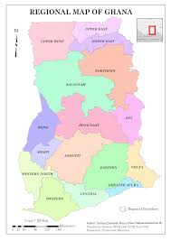 Download fully editable outline map of ghana with regions. Regional Map Of Ghana Map Of Ghana S New 16 Regions Maps Are Awesome