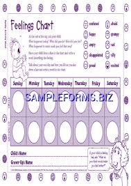 Feelings Chart 3 Pdf Free 1 Pages