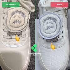 Inspect the jordan 1 tongue tag for any inconsistency. Real Vs Fake Air Force 1 Travis Scott Sail Legit Check Guide Legit Check By Ch