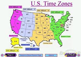 Time Zone Map Of The World Us Time Zone Map With Alaska