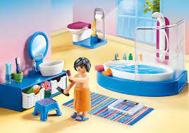 Playmobil waschtisch und toilette basteln, heißt das heutige bastelvideo. Badezimmer 70211