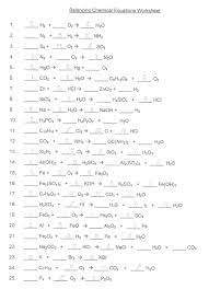 Printablehd Printable Samples Chemical Equation Chemistry Worksheets Balancing Equations