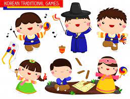Juegos tradicionales coreanos cómo jugarlos? Juegos Tradicionales Coreanos Vector Premium