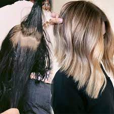 To dye your blonde hair black, start by preparing the dye according to its instructions in a glass or plastic bowl. Color Correction Box Dye Black To Beige Blonde Behindthechair Com