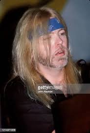 Musician Gregg Allman is shown performing