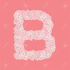 Music has always been a sign of the times. The Letter B In The Alphabet Heart Flower Bush Illustration Set Flat Design White Color Isolated On Pink Background Vector Eps10 Royalty Free Cliparts Vectors And Stock Illustration Image 72839519