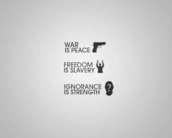 War Is Peace Freedom Is Slavery Ignorance Is Strength T Shirt This Book Should Be Read As A Warning Not Simply As Fiction