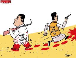 The president of the philippines has admitted to personally tracking down and killing criminal suspects, in his former job as a city mayor. Political Cartoons Of Sri Lanka On Twitter War On Drugs President To Follow The Footsteps Of Duterte Cartoon By Rc Pradeep Lka Srilanka Philippines