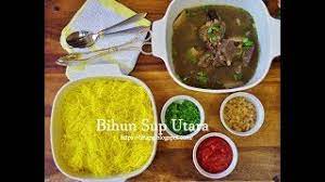 Hari ini abang bro mau berkongsi resepi bihun sup daging utara tanah air. Bihun Sup Utara Mudah Sedap Resepi Lengkap Berserta Sambal Merah Bihun Sup Utara Lina Pg Youtube