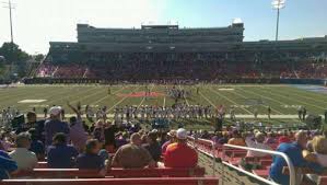 Gerald J Ford Stadium Section 124 Home Of Smu Mustangs