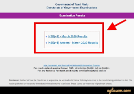 Tn.nic.in 2020 12th result : Tamil Nadu Tn 11th 12th Result 2020 Declared At Tnresults Nic In 92 34 Pass Percentage Meet Toppers Aglasem News