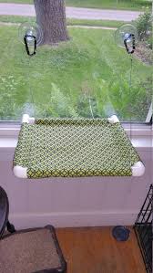 Get multiple window hammocks so your cat can have a safe, higher ground freeway! Sunny Window Cat Hammock By Salemscloset On Etsy Cat Hammock Outdoor Cat Enclosure Cat Window