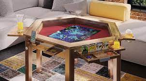 Does it really look like a dining table? Geeknson Custom Built Hardwood Board Gaming Tables