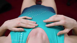 Butt and leg sweaty workout in gymnastics leotard