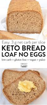 This pumpkin streusel bread has a brown sugar topping that is made with simple ingredients — butter, brown sugar, and flour. Keto Bread Loaf No Eggs Low Carb With Coconut Flour Almond Almond Recipes Lowest Carb Bread Recipe Almond Flour Bread