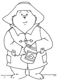 Paddington Bear Eat Honey From Honey Jar Coloring Page Color Luna In 2020 Paddington Bear Bear Coloring Pages Paddington