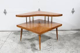4.6 out of 5 stars 17. Table Coffee Table Vintage Corner 2 Levels W Curved Boomerang Shaped Upper Shelf Brass Capped Feet Shelf Rods Wood Brown Vanprop Ca