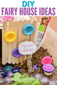 Hang a festive holiday wreath. Diy Fairy House For Kids