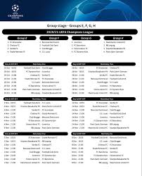 Calendrier quart de finale de la ligue des champions. Europe Le Calendrier Complet De La Phase De Poules De La Champions League Devoile Psg Mu Pour Debuter Culturepsg
