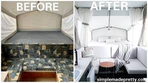 See more ideas about camper, remodeled campers, camper makeover. Pop Up Camper Remodel On A Budget Simple Made Pretty