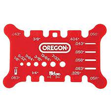 Modern chains used on homeowner saws are relatively inexpensive and some people might be brief description of a chainsaw chain. Amazon Com Oregon 556418 Chainsaw Bar And Chain Measuring Tool Red Garden Outdoor