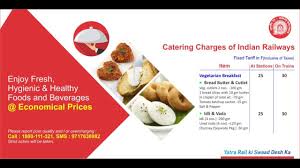 Tea For Rs 7 Lunch Rs 50 55 Railways Tweets Rate List