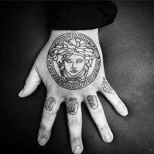 Versace Versace Versace From Yesterday 305 Boldwillhold Blxckink Blackwork Blackworkers Blackworkerssubmission Blac Hand Tattoos Medusa Tattoo Tattoos