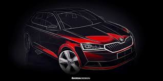 2018 Skoda Fabia Facelift Teased To Debut At 2018 Geneva Motor Show With Images Skoda Fabia Skoda Geneva Motor Show
