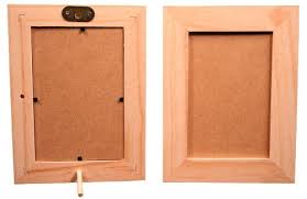4 X 6 Unfinished Wood Picture Frame Stand Or Hang On The Wall Crafter S Components Http Www A Wood Picture Frames Picture On Wood Picture Frames Standing