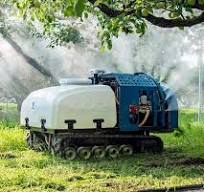 [Hot Item] Agricultural Machinery Air-Blast Crawler Orchard Mini Tractor  Sprayer Boom Sprayer