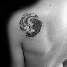 Yin and yang tattoos and their meaning. 40 Yin Yang Koi Fish Tattoos For Men Cosmic Force Ink Ideas