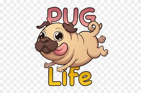 Pug pic 10 80 px 10 80 px : Pug Emoji Stickers Messages Sticker 10 Cartoon Picture Of Pugs Free Transparent Png Clipart Images Download