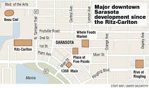 Map Of Downtown Sarasota Map: Downtown Sarasota Development Since The Ritz
