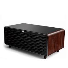 Smart coffee table features a refrigerated drawer, bluetooth speakers, charging ports, and led lights. China Smart Coffee Table With 130l Drawer Refrigerator Built In Bluetooth Audio Player Usb Charging Port China Smart Refrigerator And Music Refrigerator Price